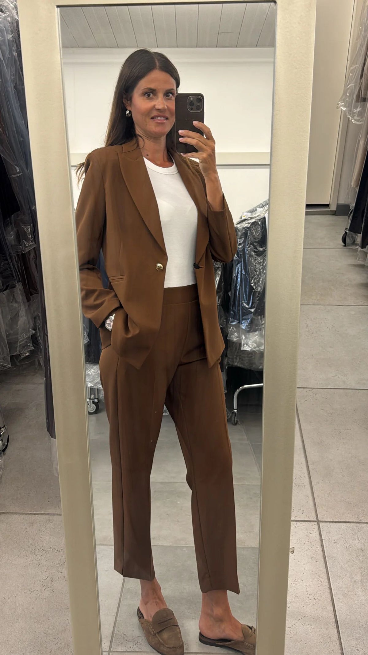 PANTALONE IRIS CUOIO