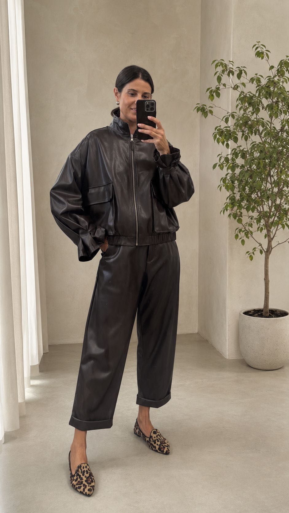 BOMBER ECOPELLE MORO