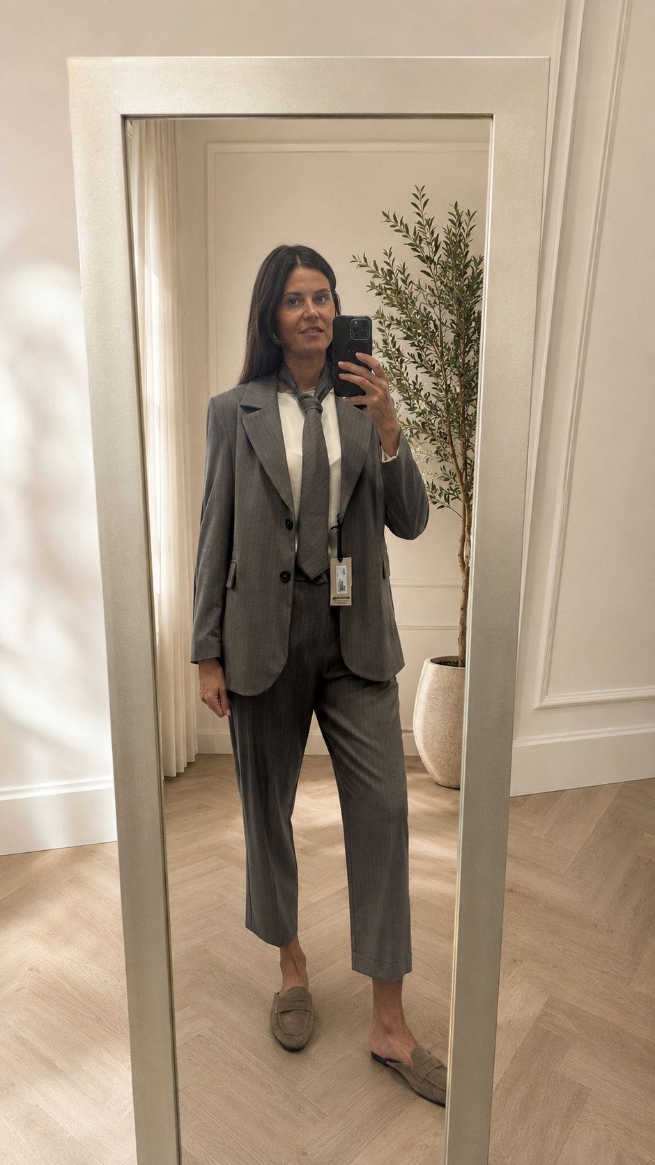 PANTALONE GIUSY GRIGIO
