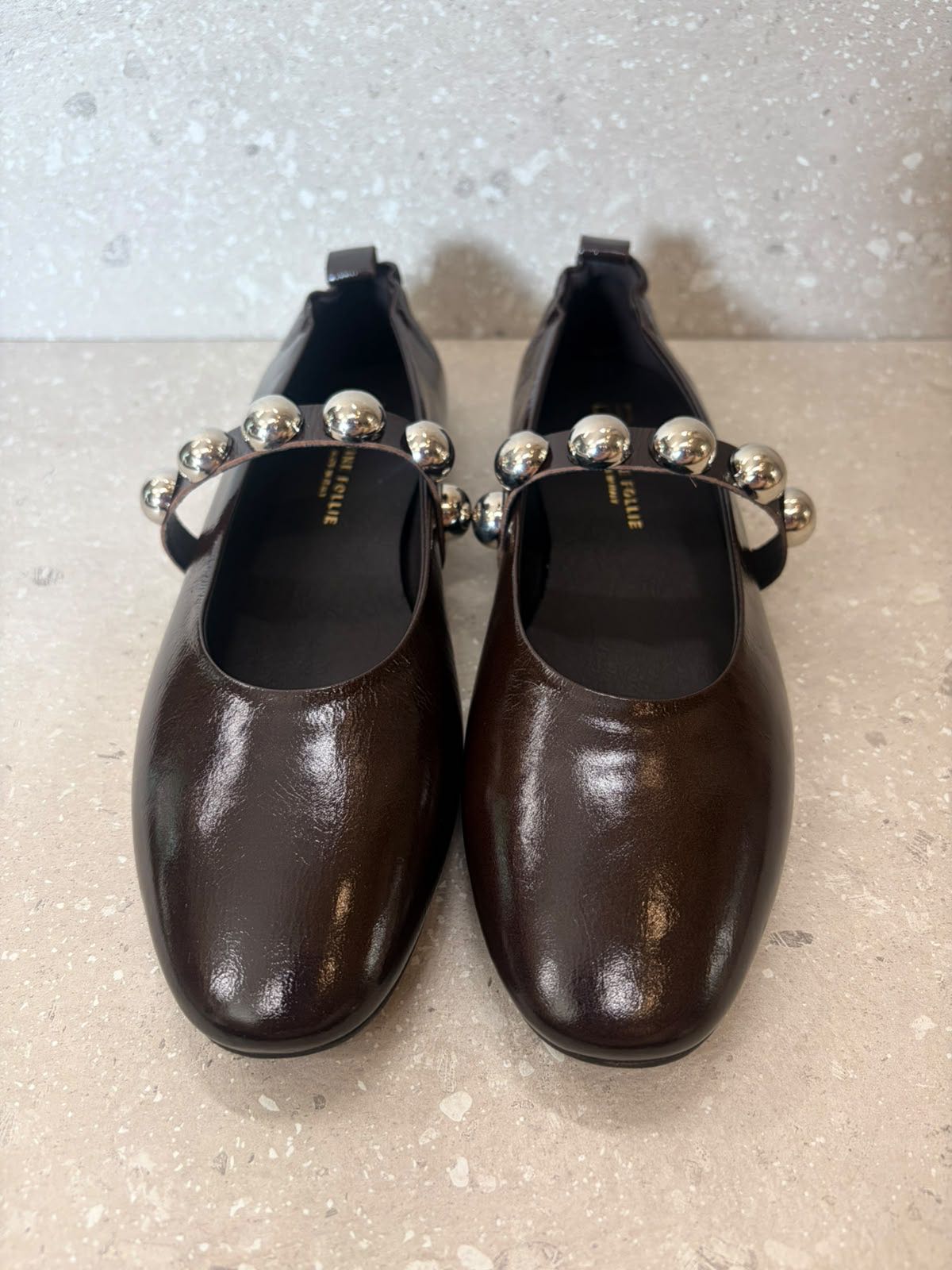 BALLERINA SFERE ARGENTO BRUCIATO