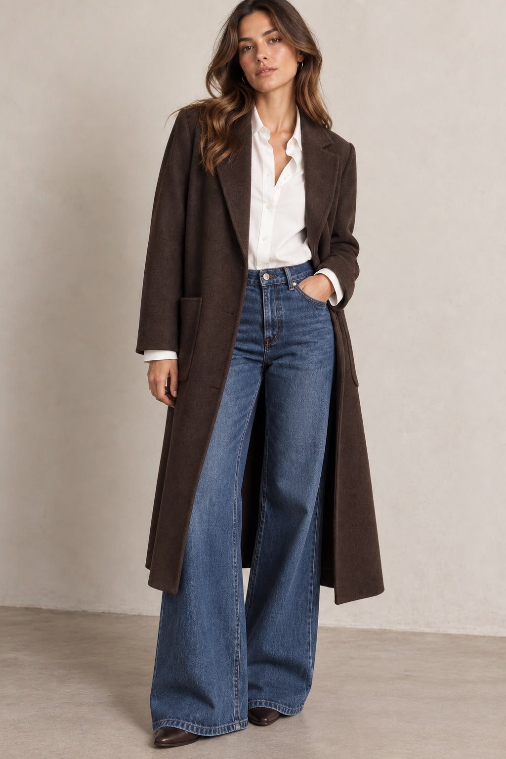 CAPPOTTO HAND MADE LUNGO CIOCCOLATO