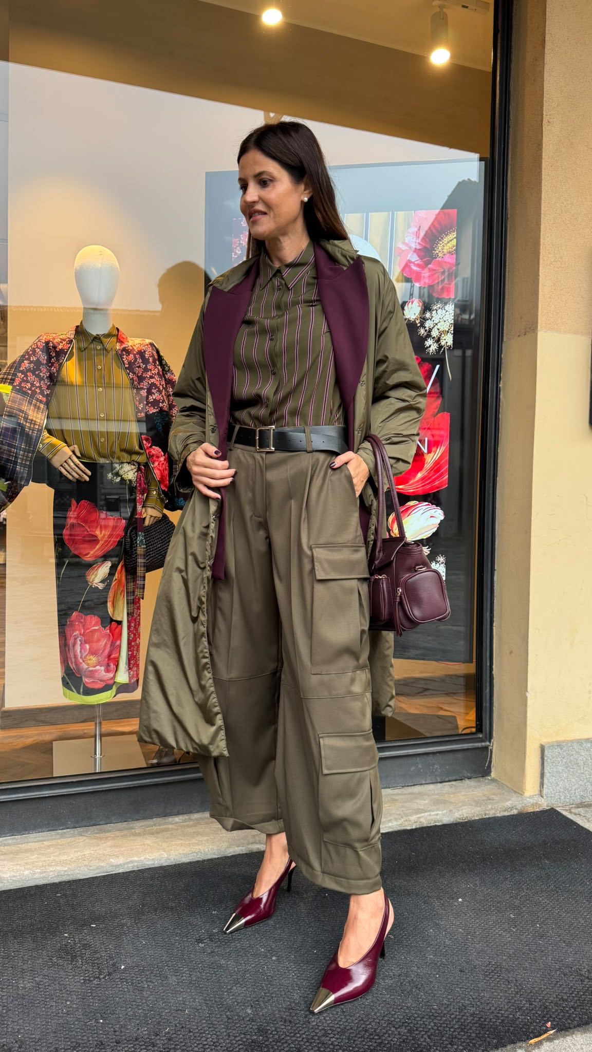 PANTALONE CARGO MILITARE