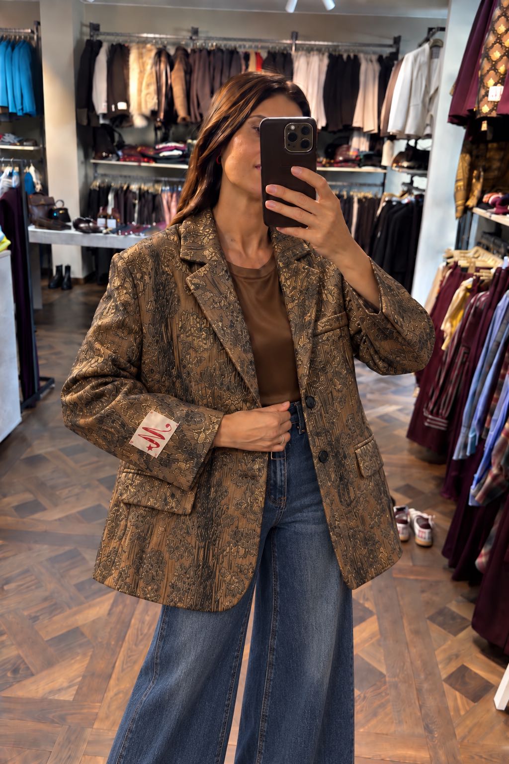 GIACCA OVER JACQUARD LUMIÈRE