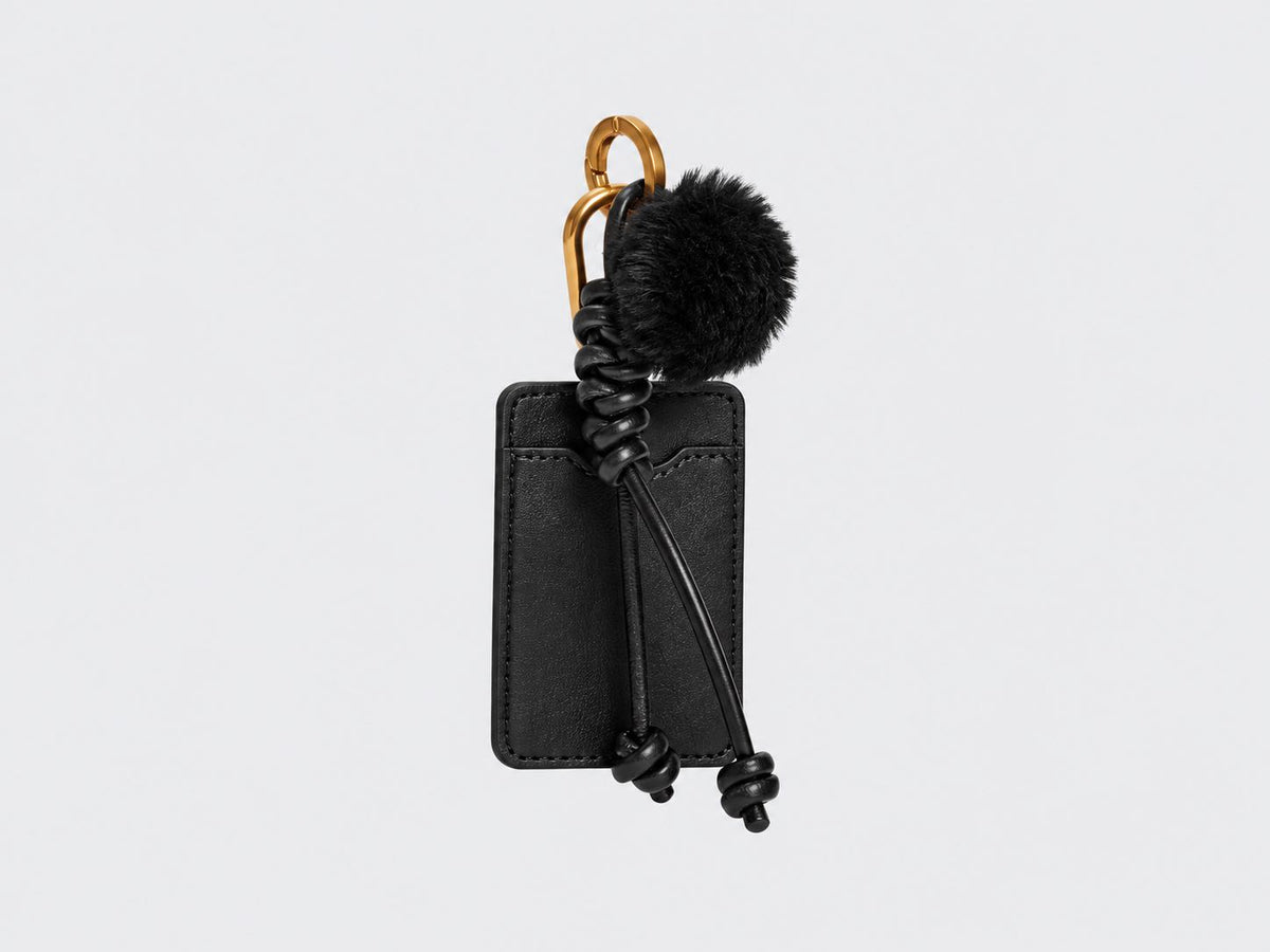 CHARMS CON PORTA TESSERE NERO