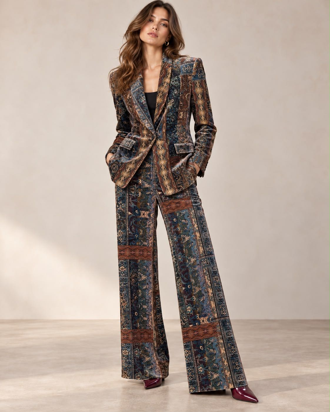 COMPLETO ETRO BLU