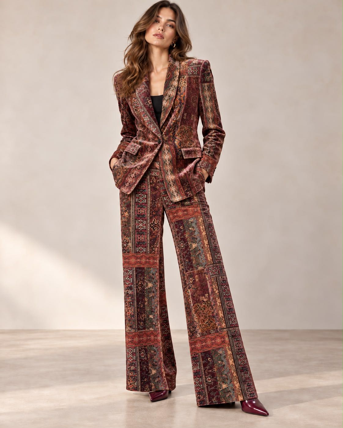 COMPLETO ETRO ROSSO