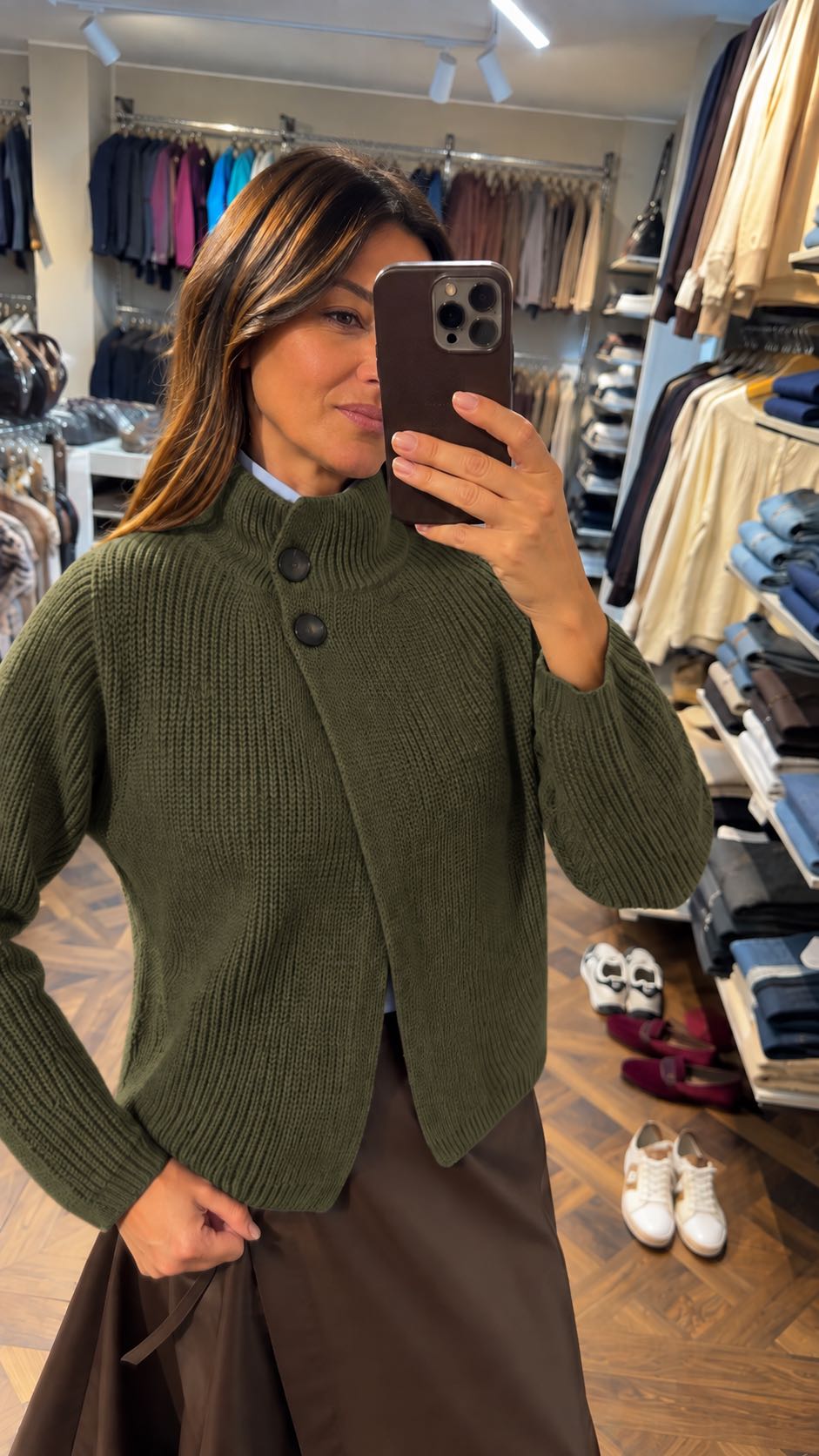 MAGLIONE ASIMMETRICO VERDONE