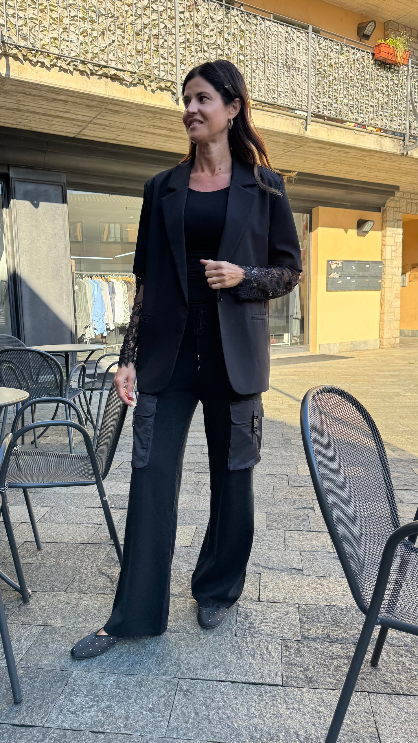 PANTALONE IN MAGLIA CARGO