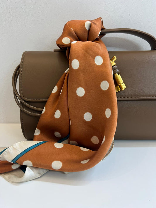 FOULARD POIS RUGGINE PANNA RIGA OTTANIO