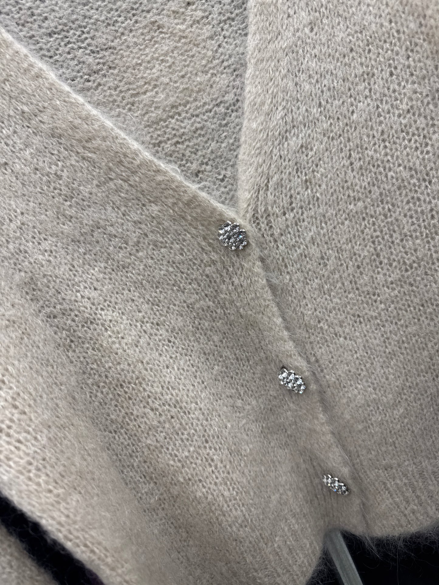 CARDIGAN MOHAIR BOTTONI GIOELLO