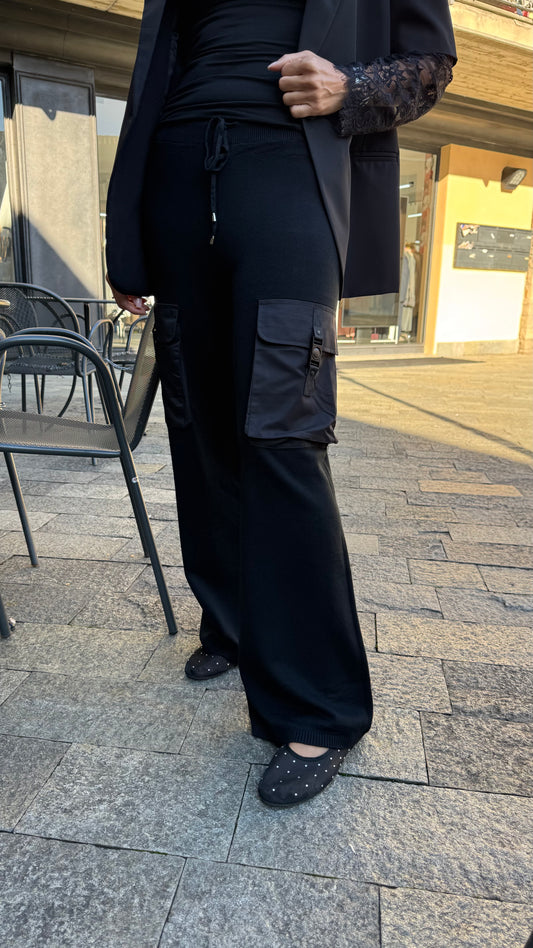 PANTALONE IN MAGLIA CARGO