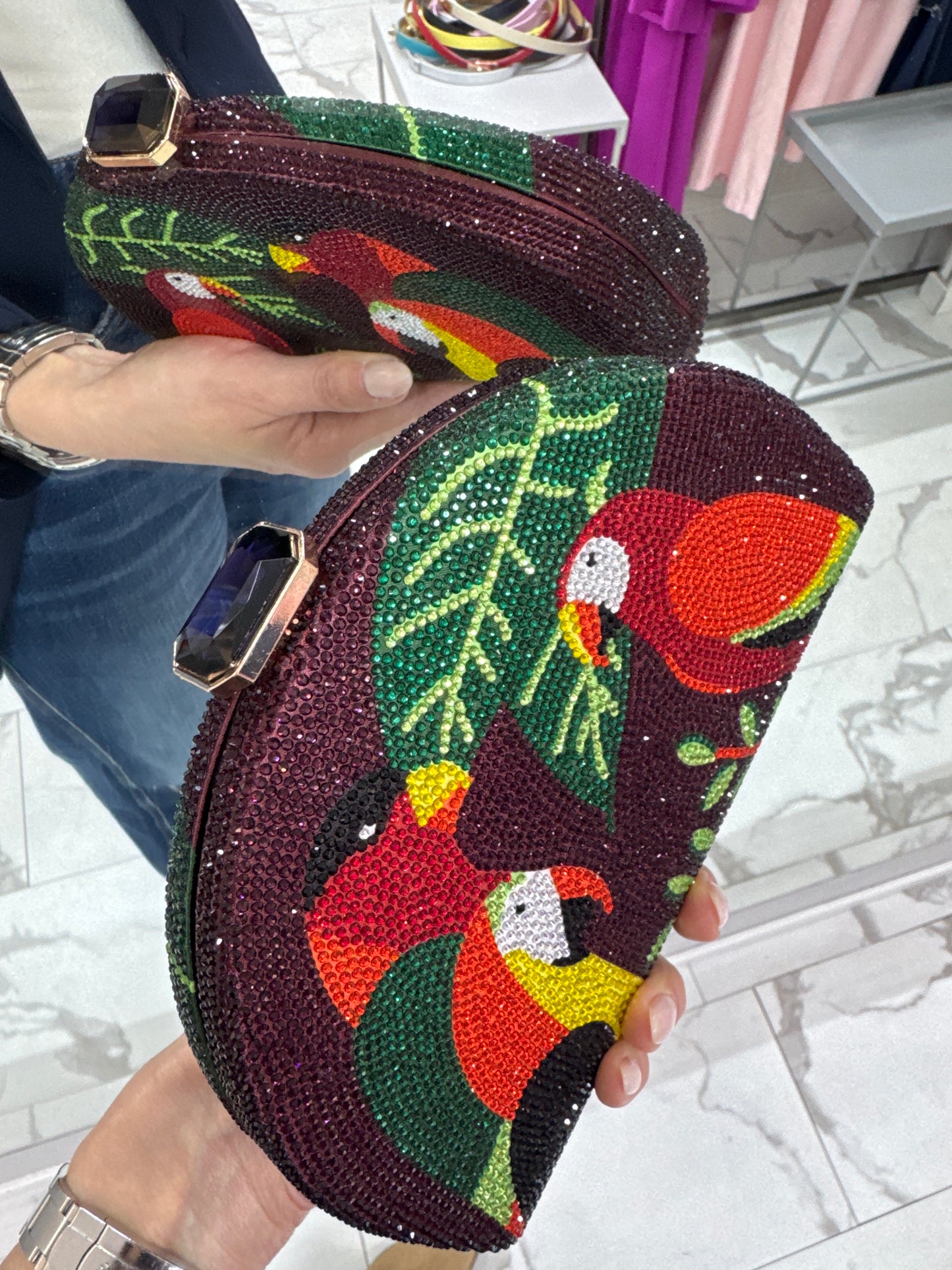 POCHETTE STRASS