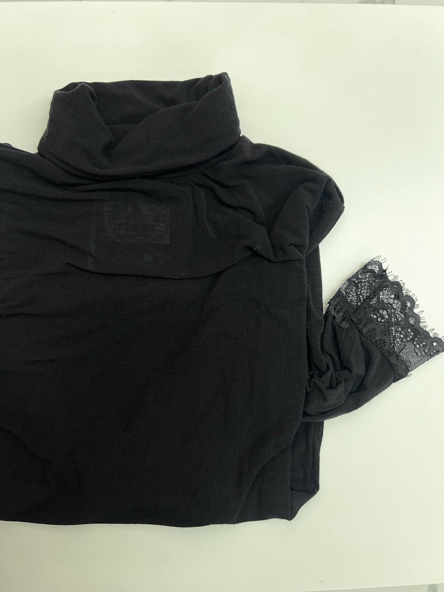 DOLCEVITA CASHMIRINO MANICA PIZZO nero/bordeaux/cioccolato