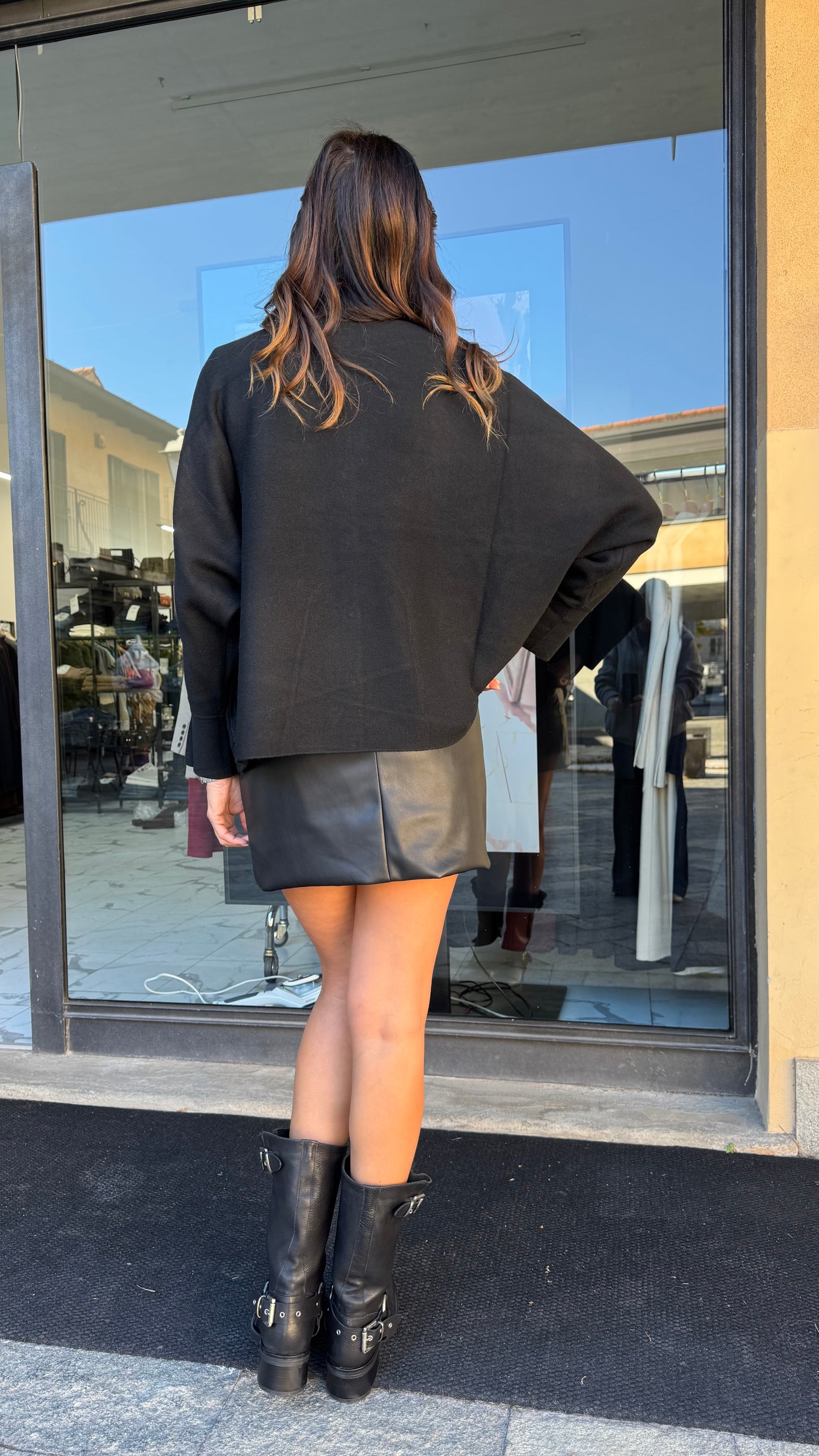 CARDIGAN BOTTONI ARGENTO