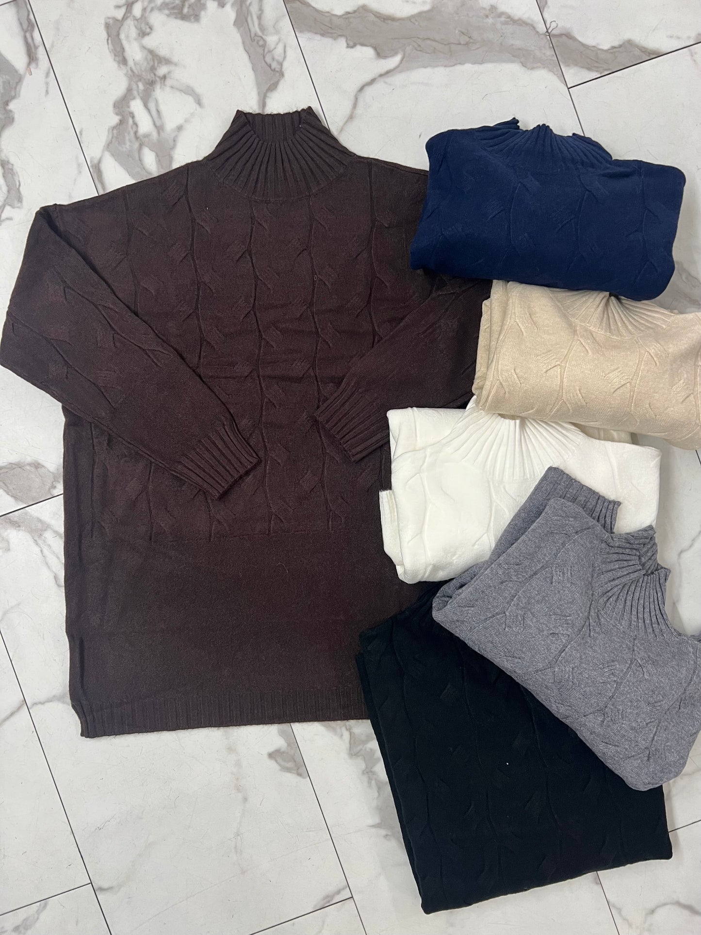 MAXI MAGLIA TRECCIA