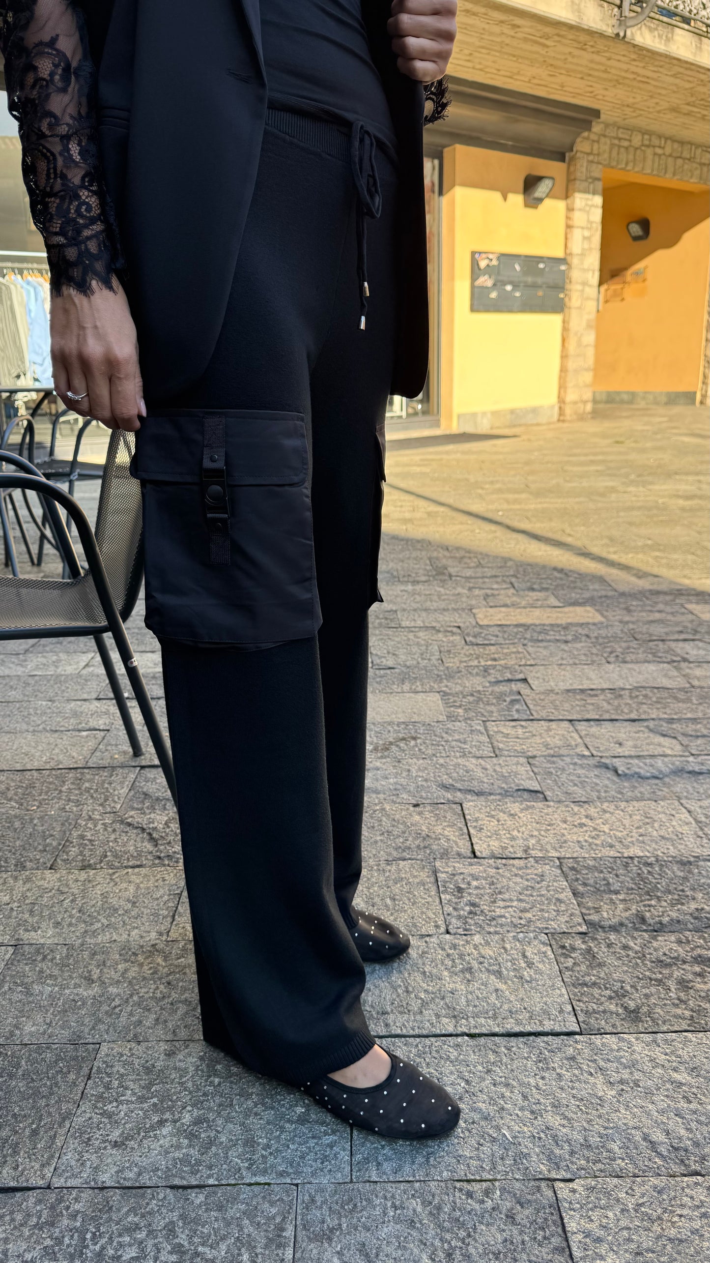 PANTALONE IN MAGLIA CARGO
