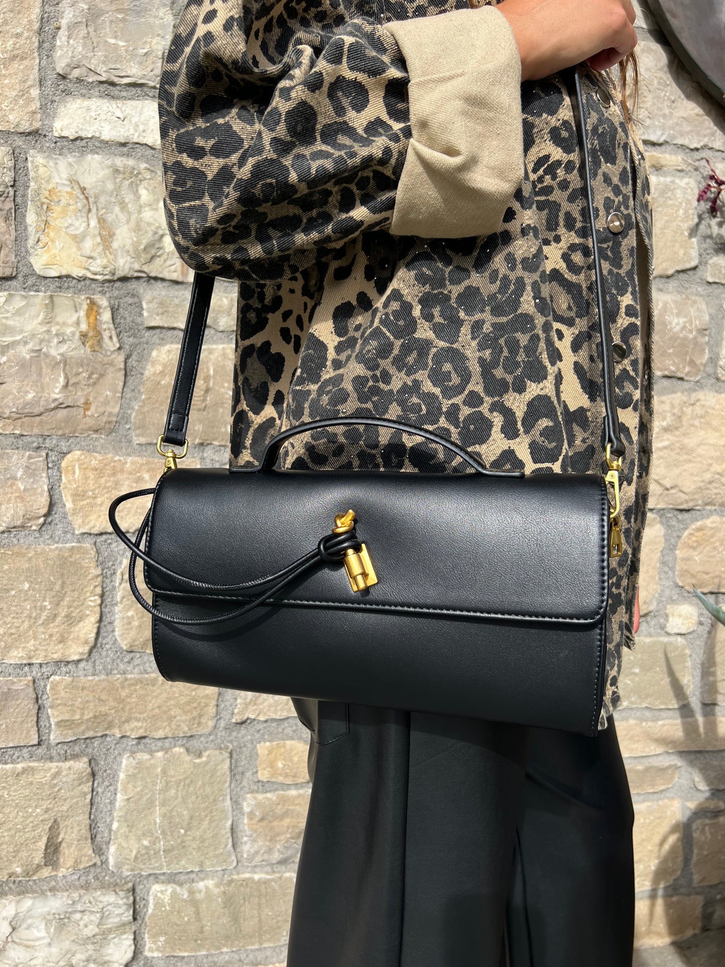 BORSA BOTTEGA moro/nero/caffè