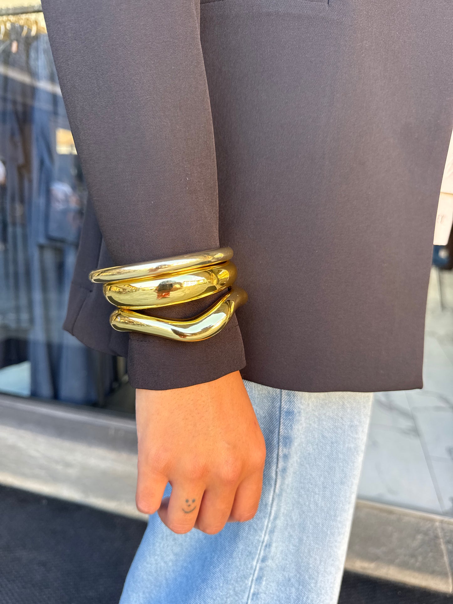 SET 3 BRACCIALI ORO