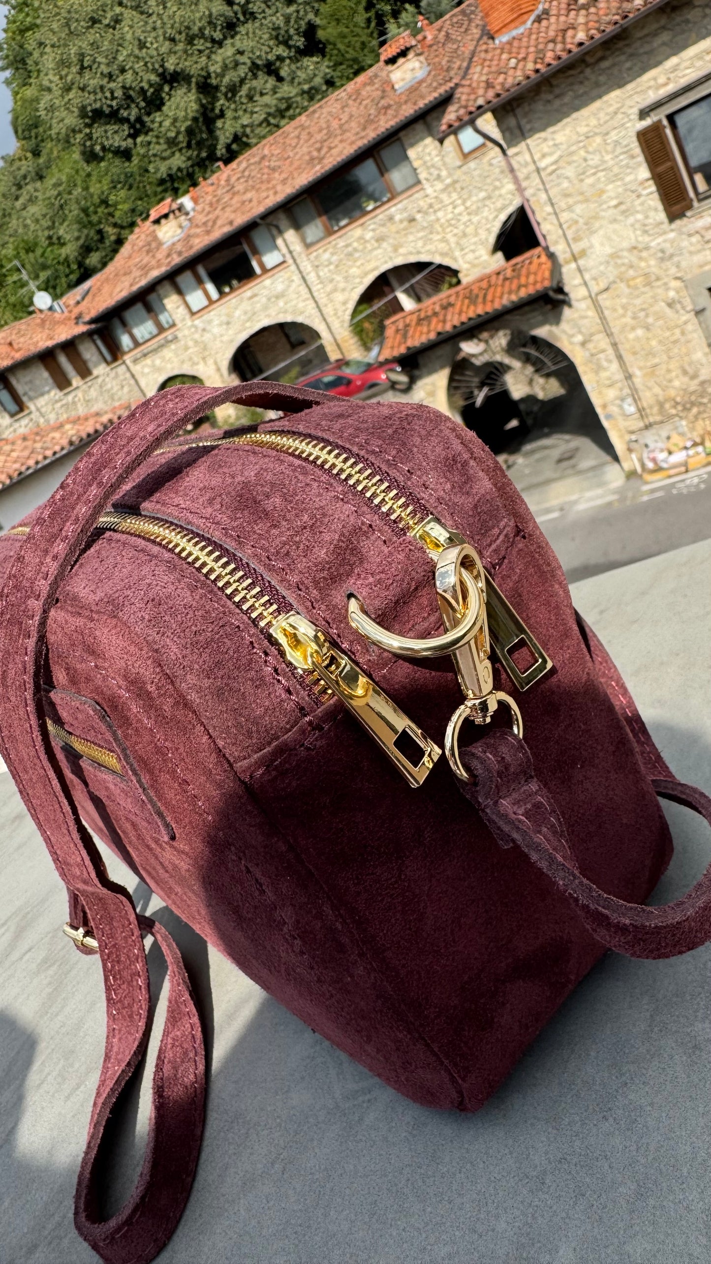 BORSA OREGON in suede