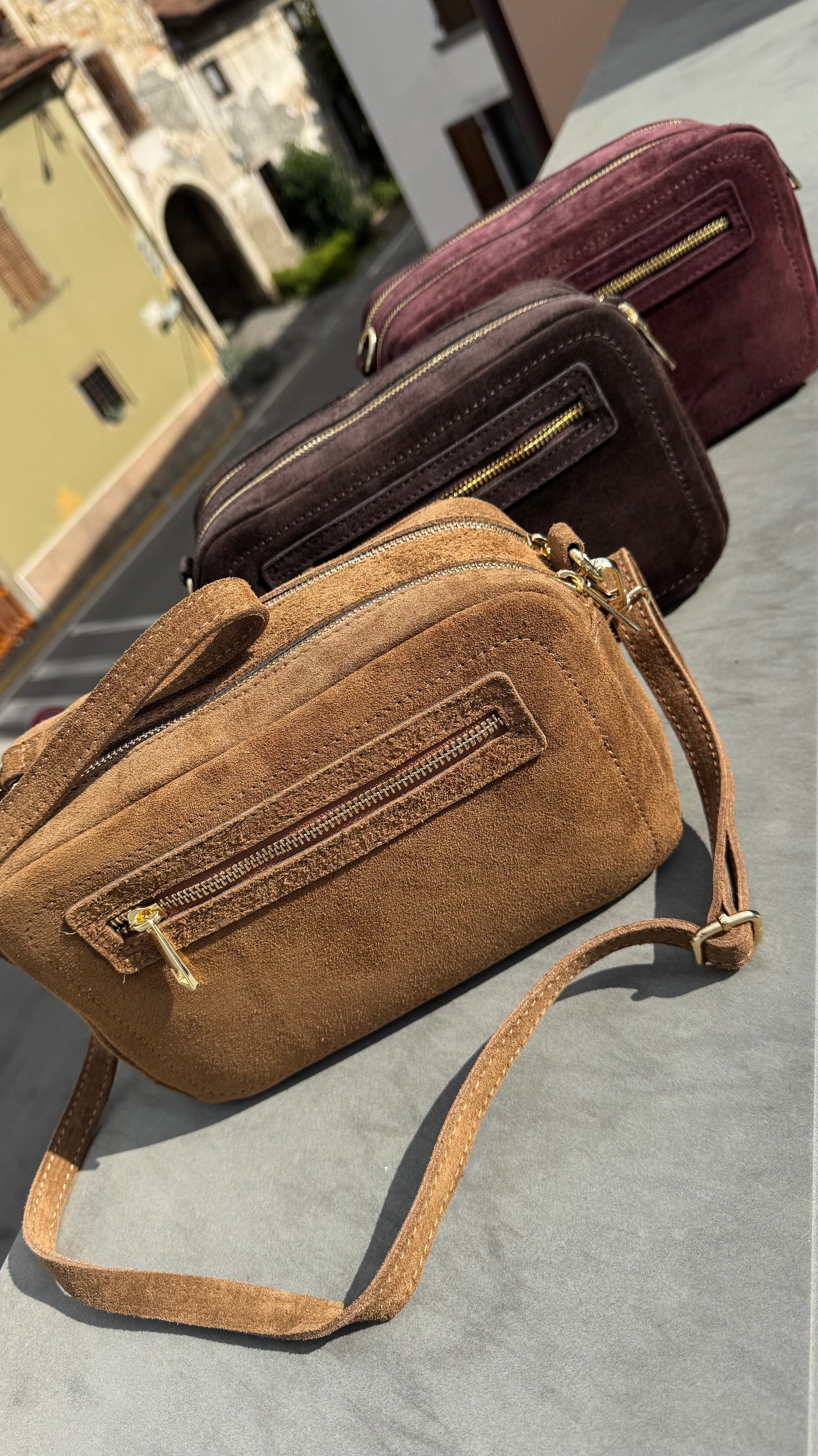 BORSA OREGON in suede
