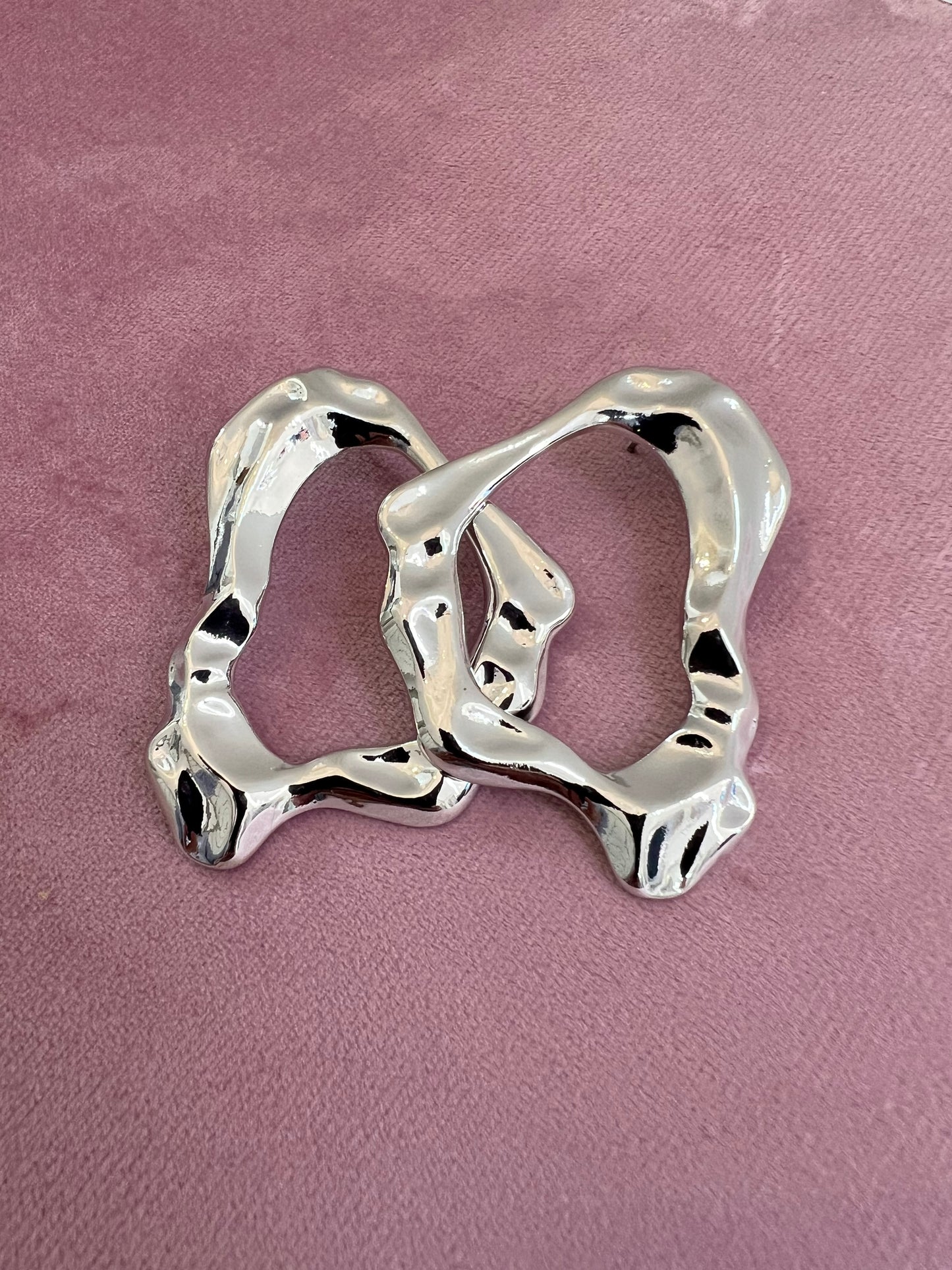 ORECCHINO ASIMMETRICO ARGENTO