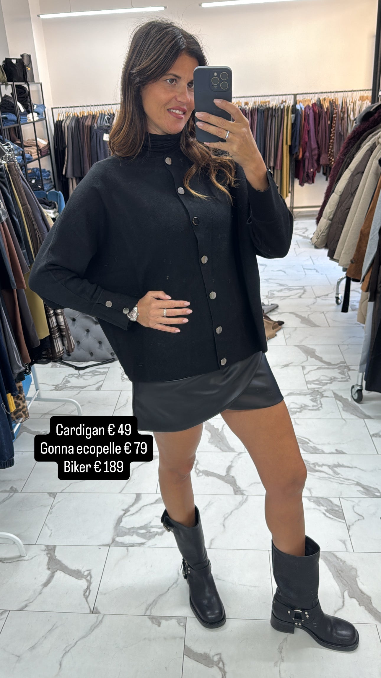 CARDIGAN BOTTONI ARGENTO