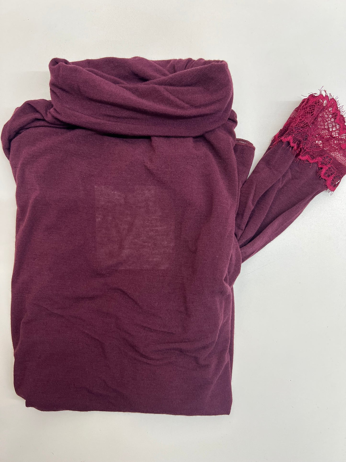 DOLCEVITA CASHMIRINO MANICA PIZZO nero/bordeaux/cioccolato