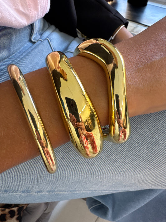 SET 3 BRACCIALI ORO
