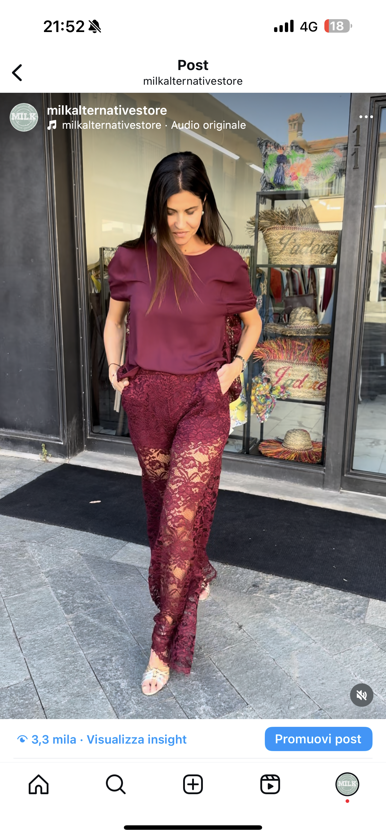 DIXIE COMPLETO BLUSA E PANTALONE BAROLO PIZZO