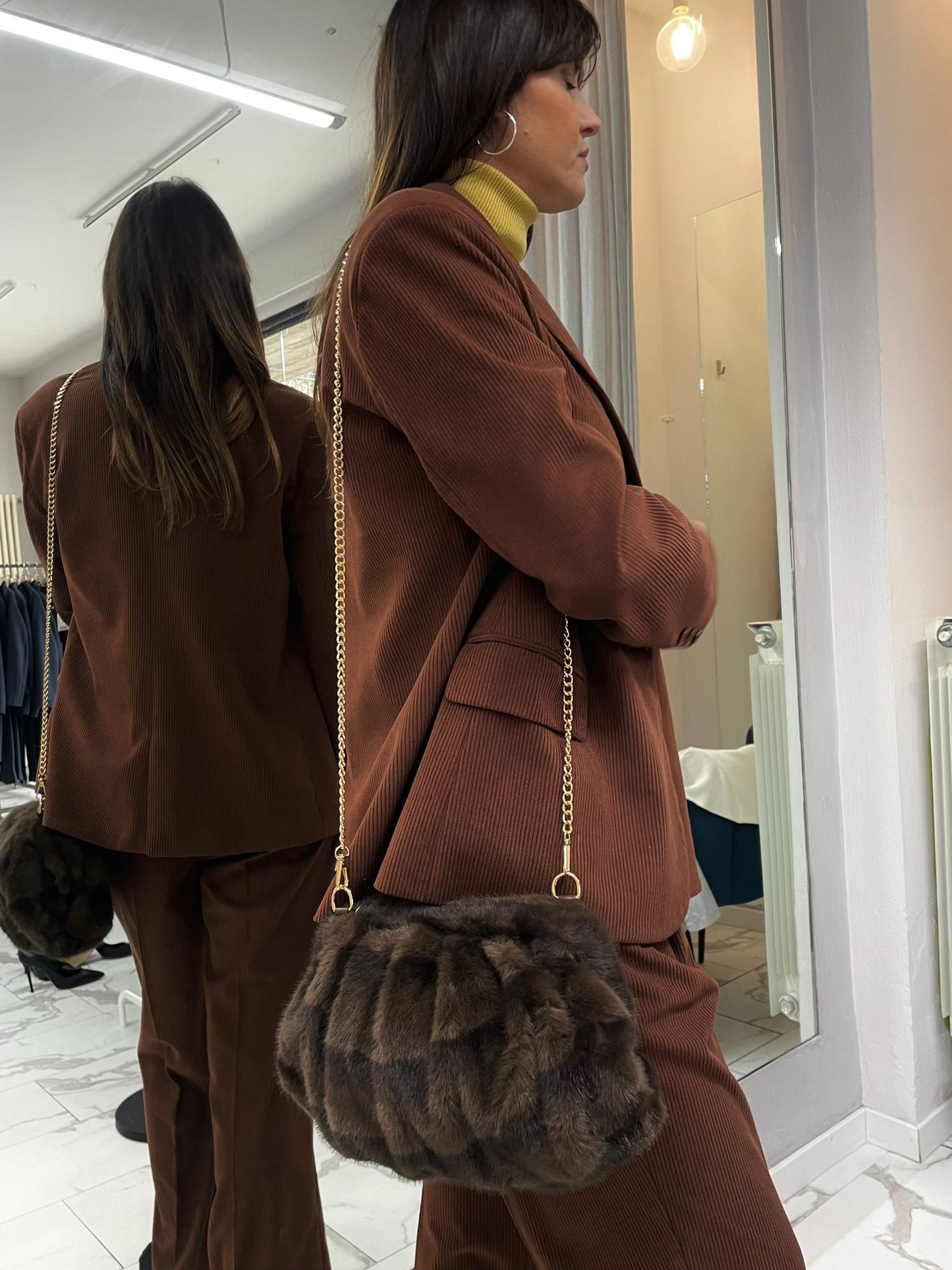 BORSA CLUTCH ECOPELLICCIA