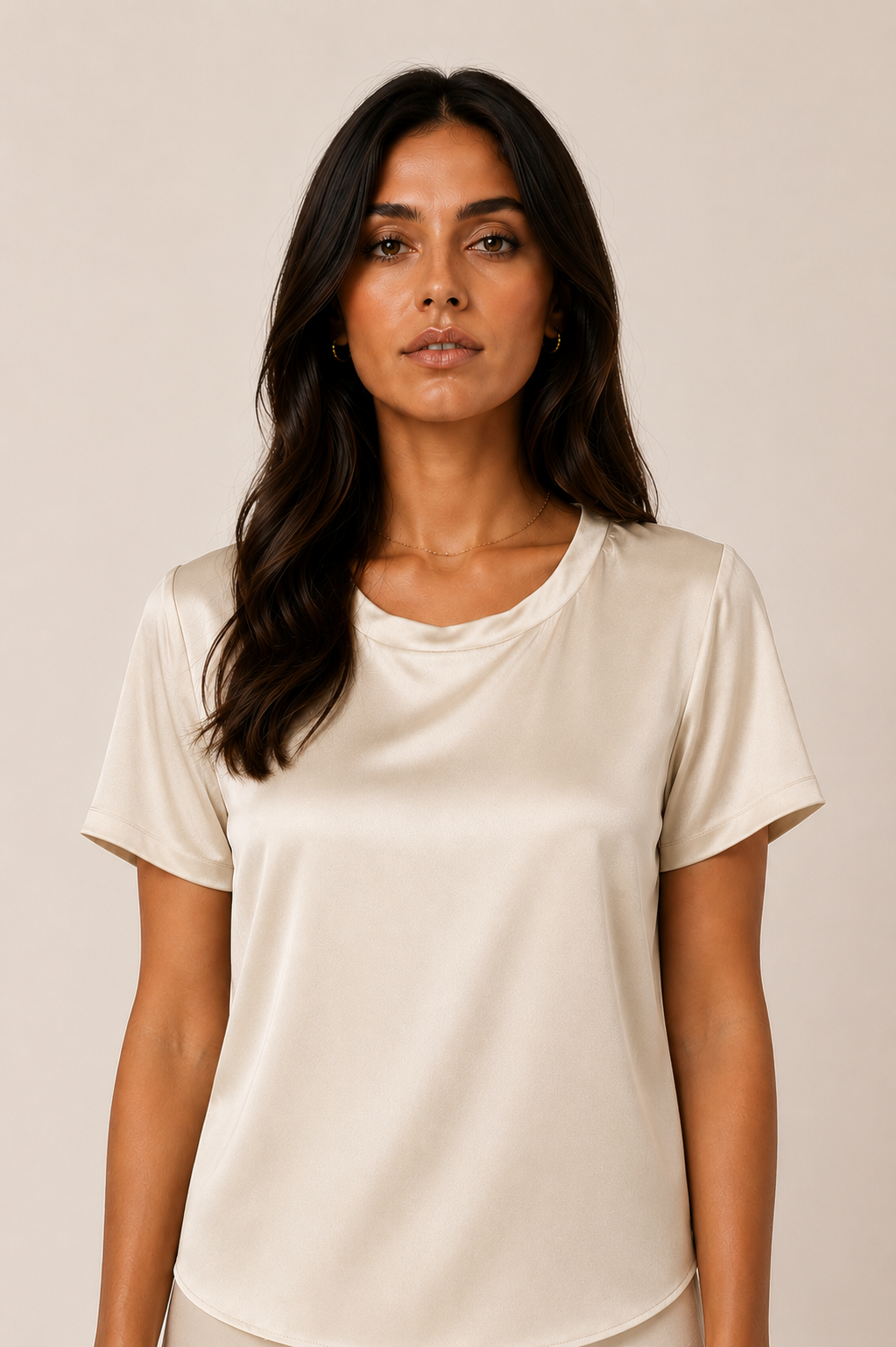 BLUSA MANICA CORTA LANA