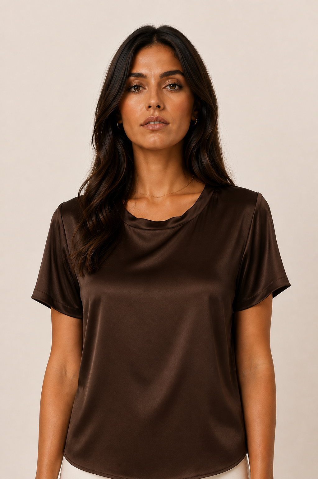 BLUSA MANICA CORTA MORO