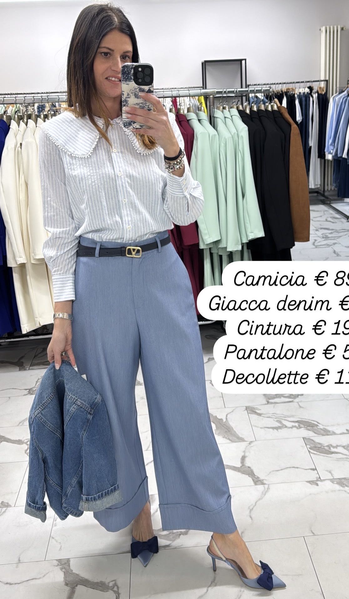DIXIE CAMICIA RIGATA MAXI COLLETTO DIXIE