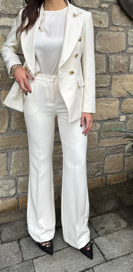 MARYLEY PANTALONE TULIPANO PANNA MARYLEY