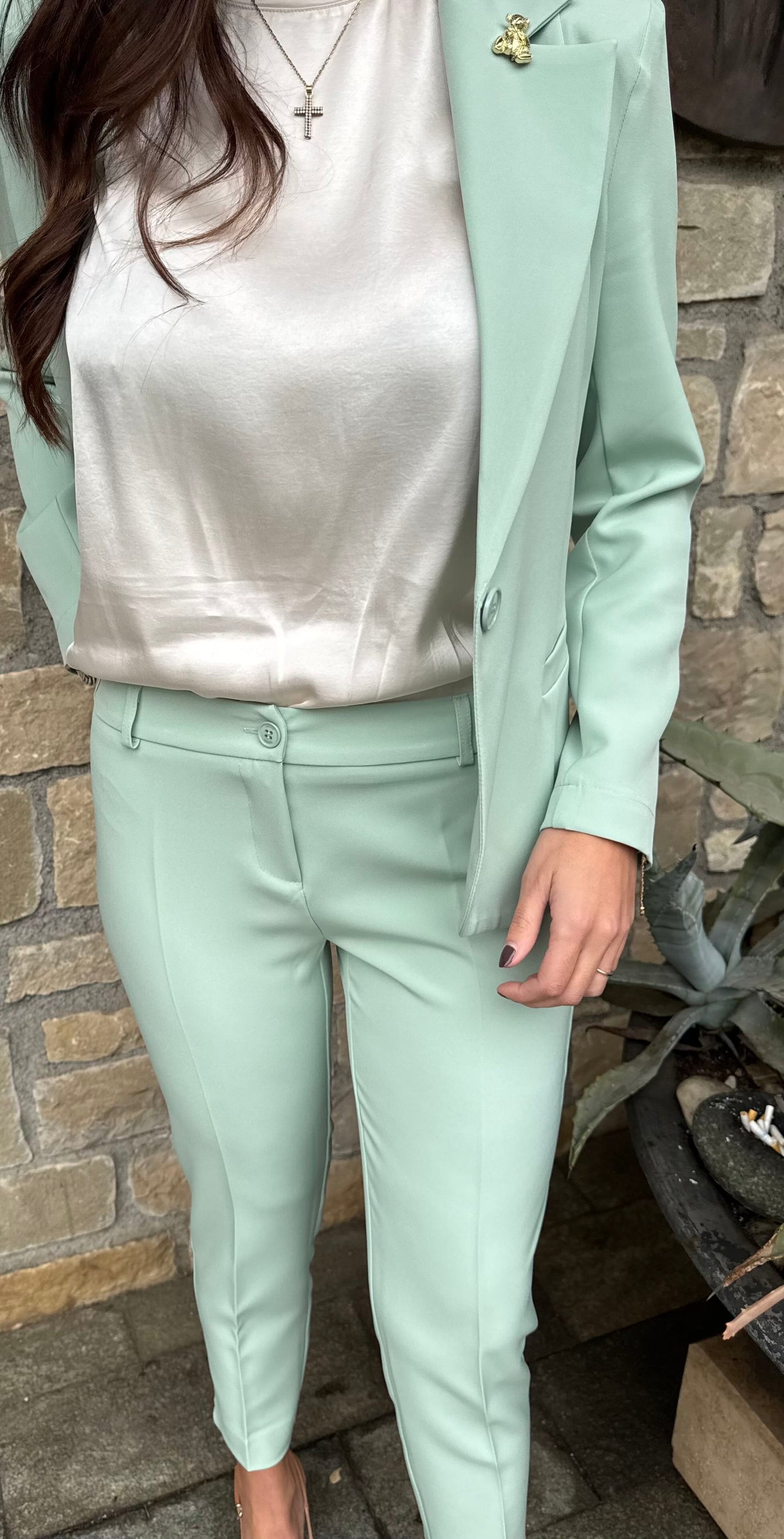 MARYLEY PANTALONE BASIC MENTA MARYLEY