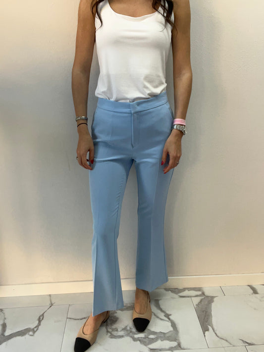 MARYLEY PANTALONE ZAMPETTA AZZURRO