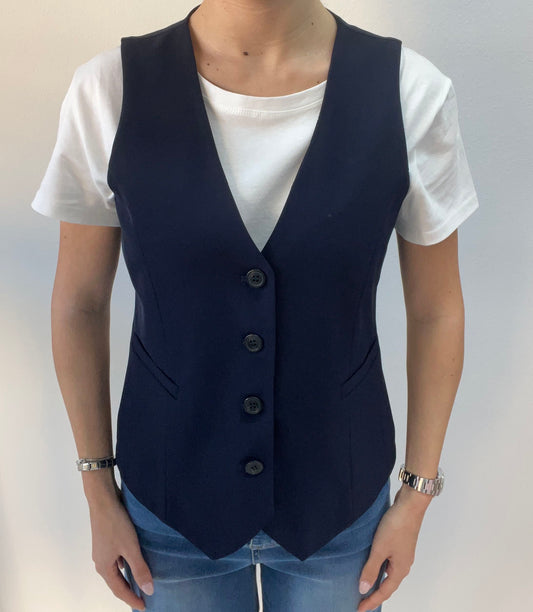 MARYLEY GILET CADY BLU