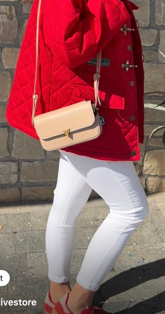 YOU DECIDE PANTALONE 5 TASCHE SKINNY PANNA YOU DECIDE