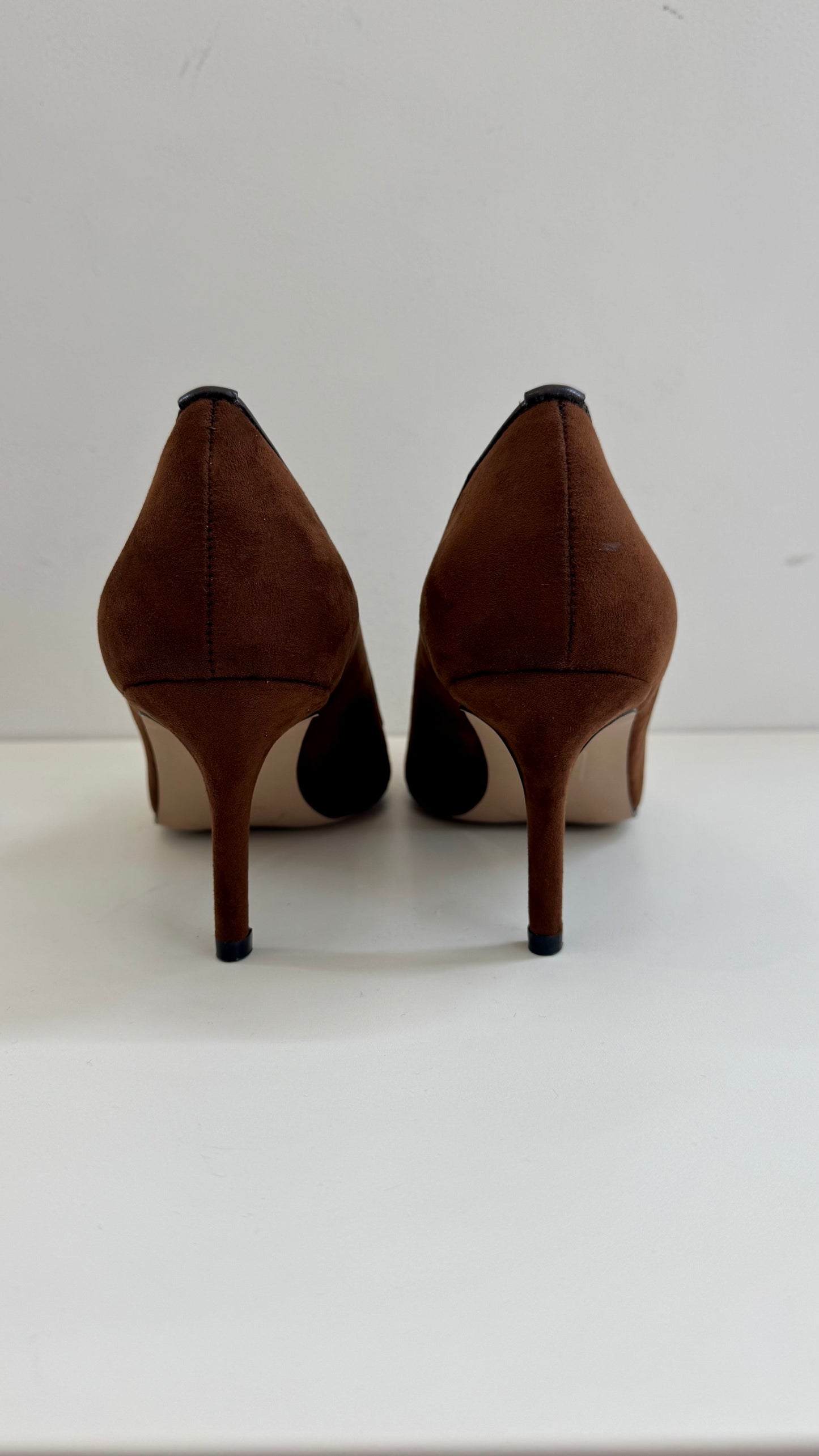 DECOLLETE SCAMOSCIATA MARRONE