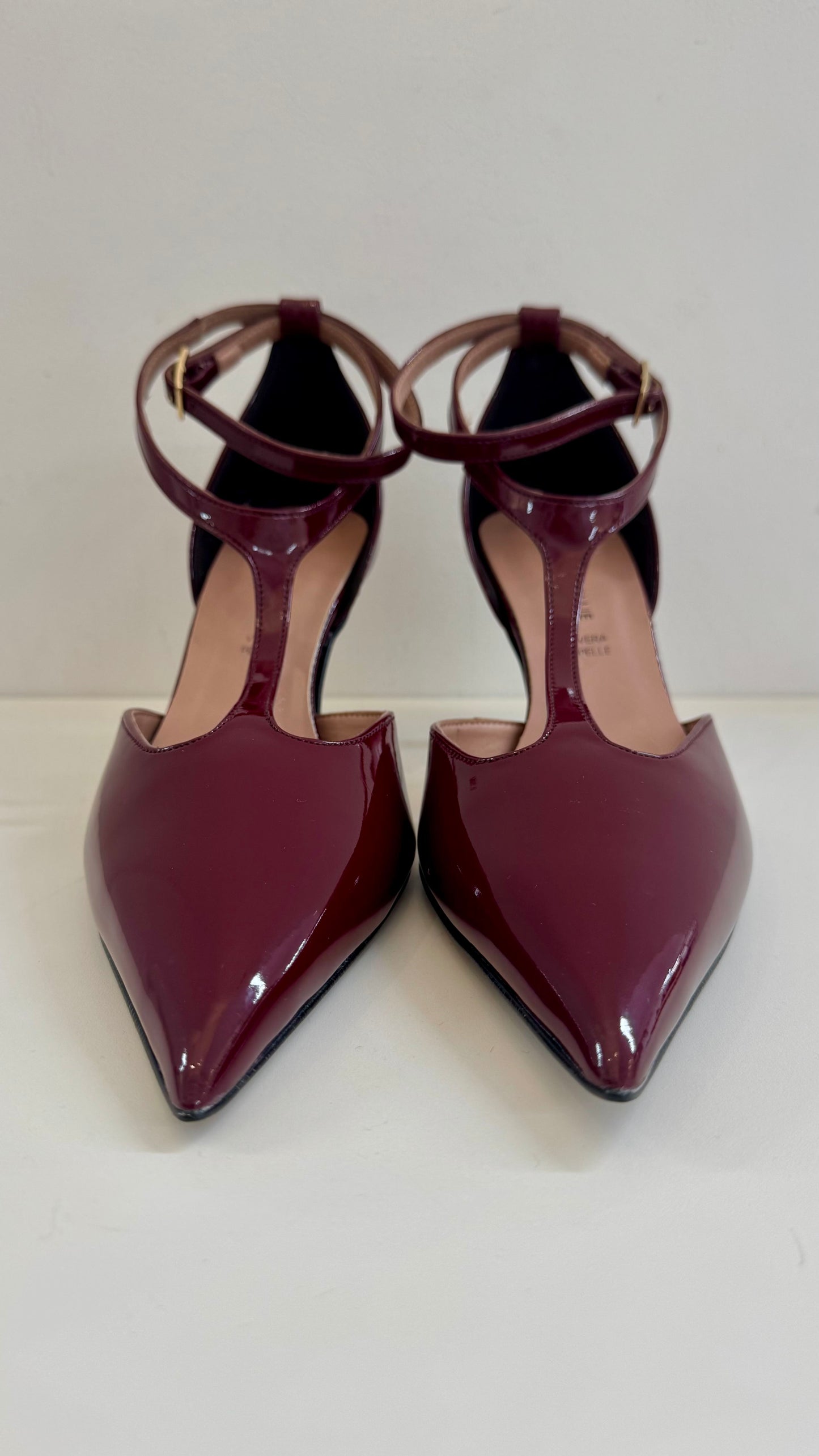 DECOLLETE VERNICE BORDEAUX