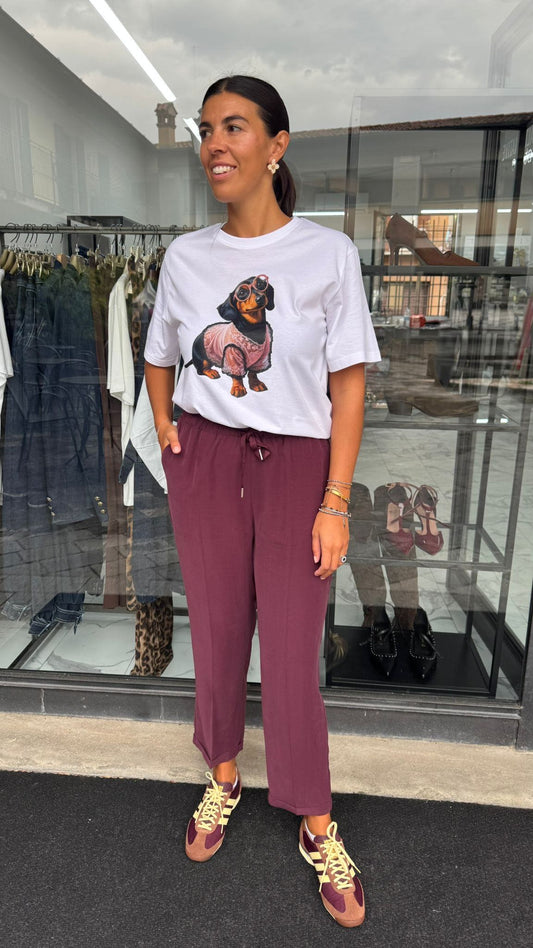 PANTALONE ELASTICO CON COULISSE VINACCIA