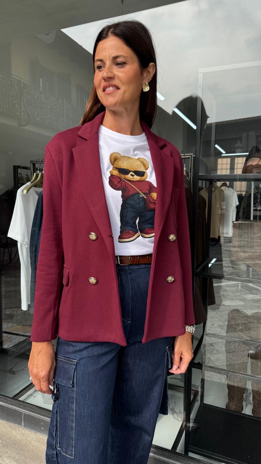 GIACCA IN FELPA DOPPIOPETTO  VINACCIA