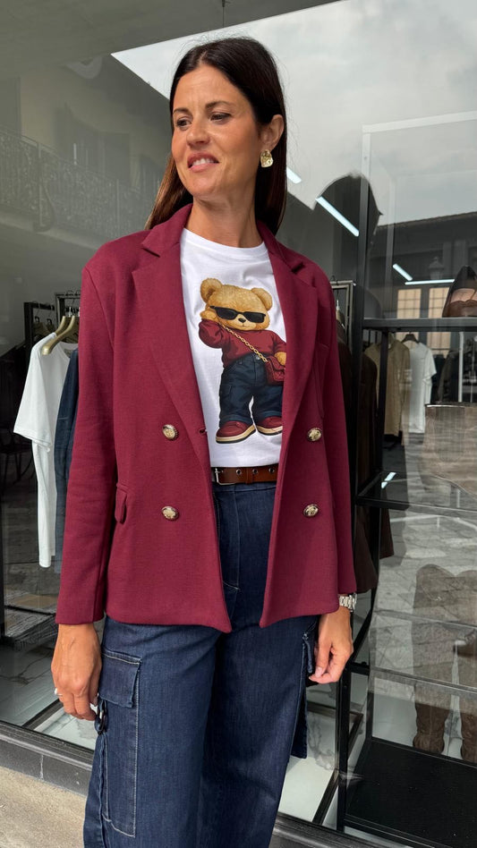 GIACCA IN FELPA DOPPIOPETTO  VINACCIA