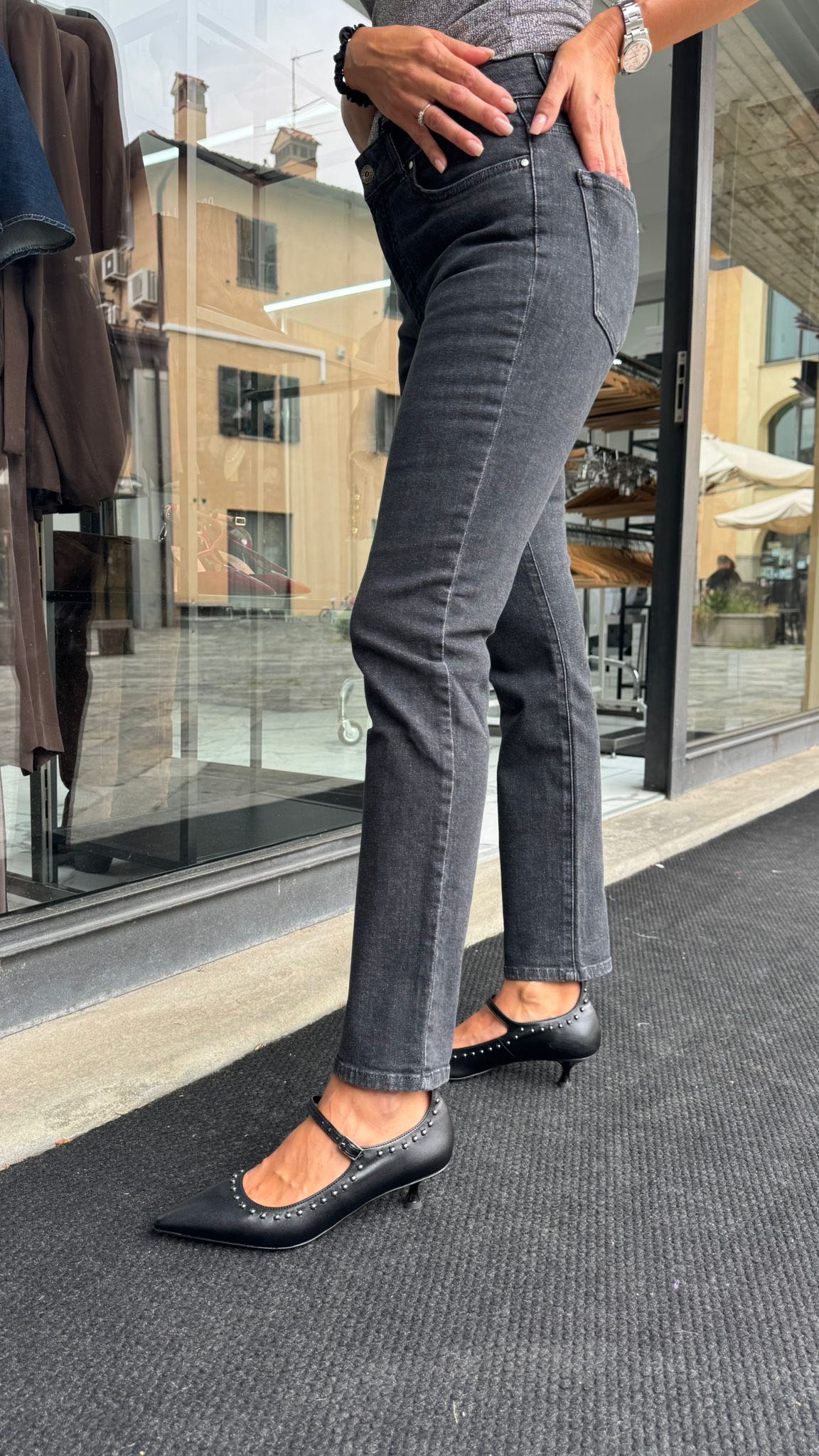JEANS ASPEN NERO