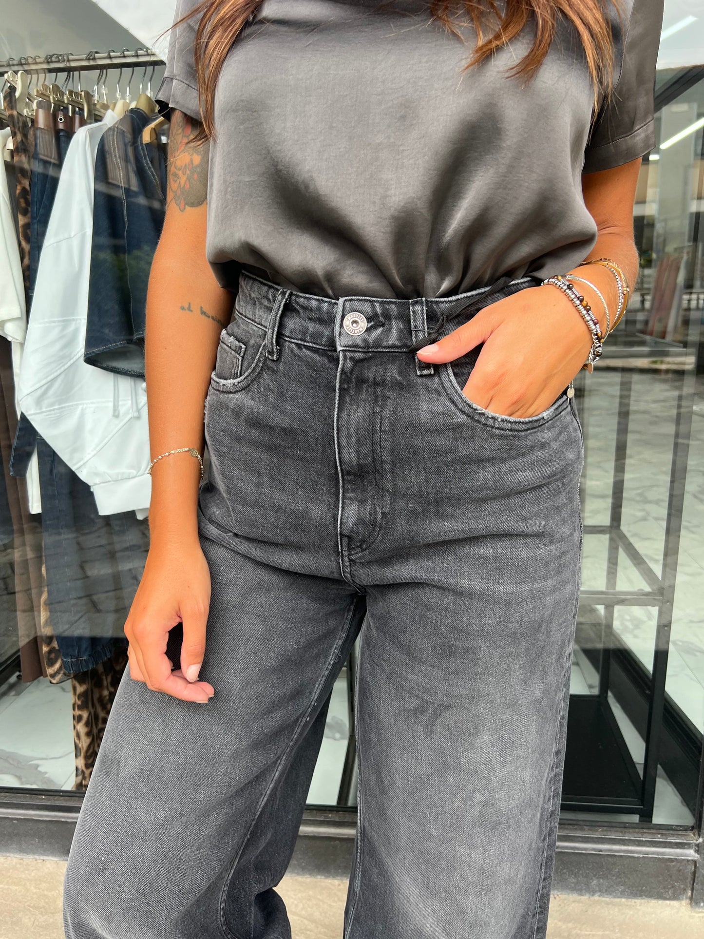 JEANS LOS ANGELES GRIGIO SCURO