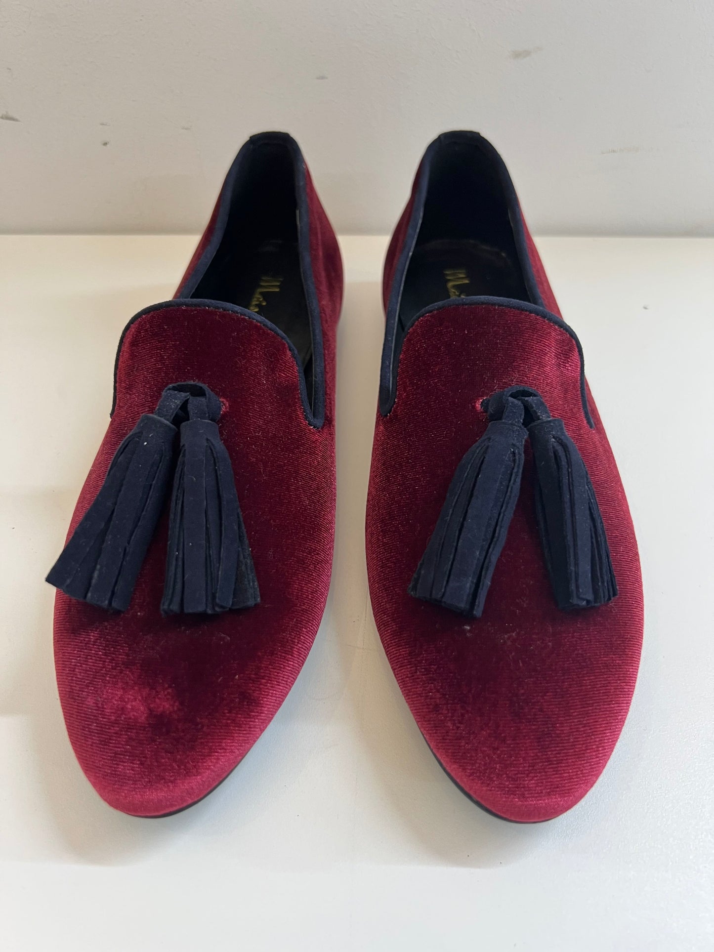 MOCASSINO VELLUTO BORDEAUX