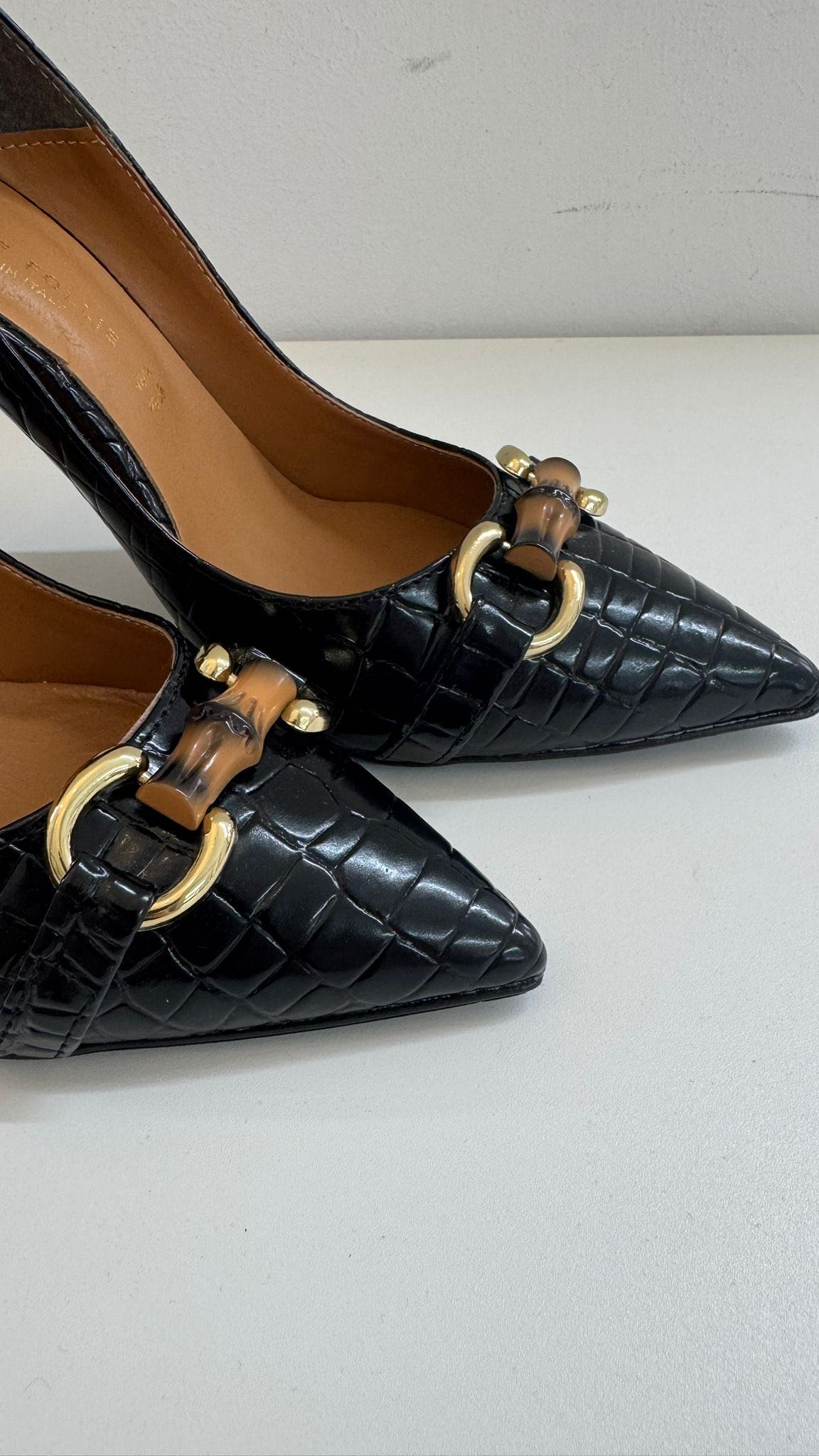 DECOLLETE COCCO NERO