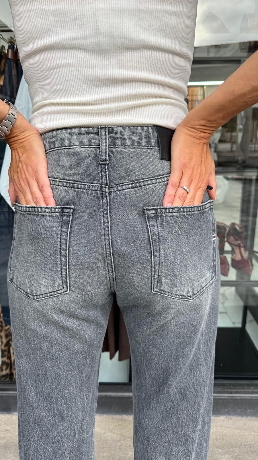 JEANS ZOE GRIGIO