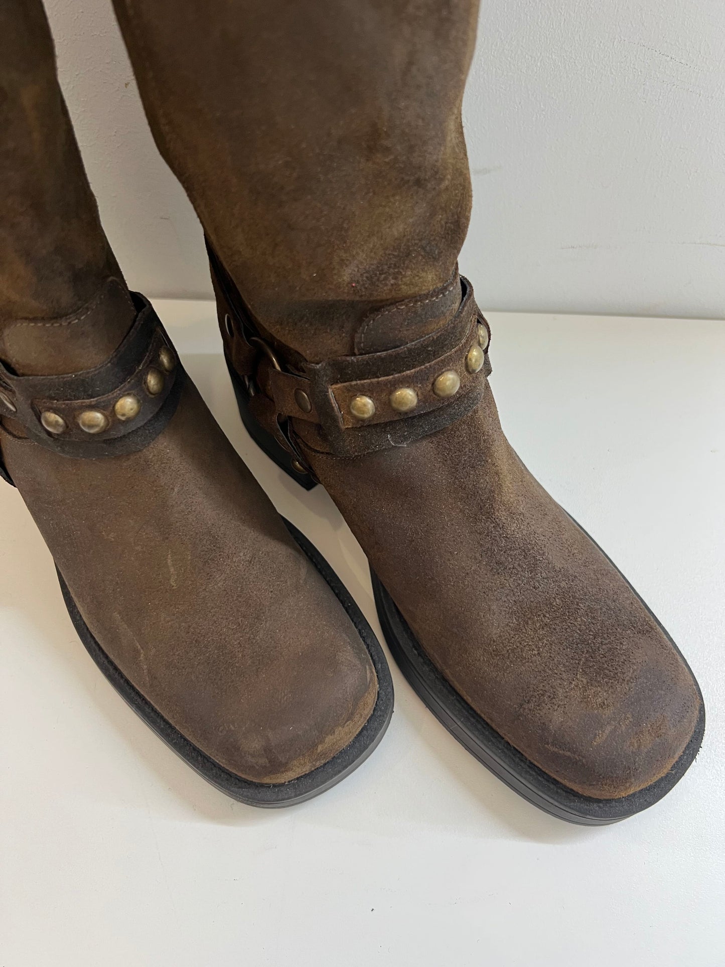 BIKERS CAMOSCIO MARRONE