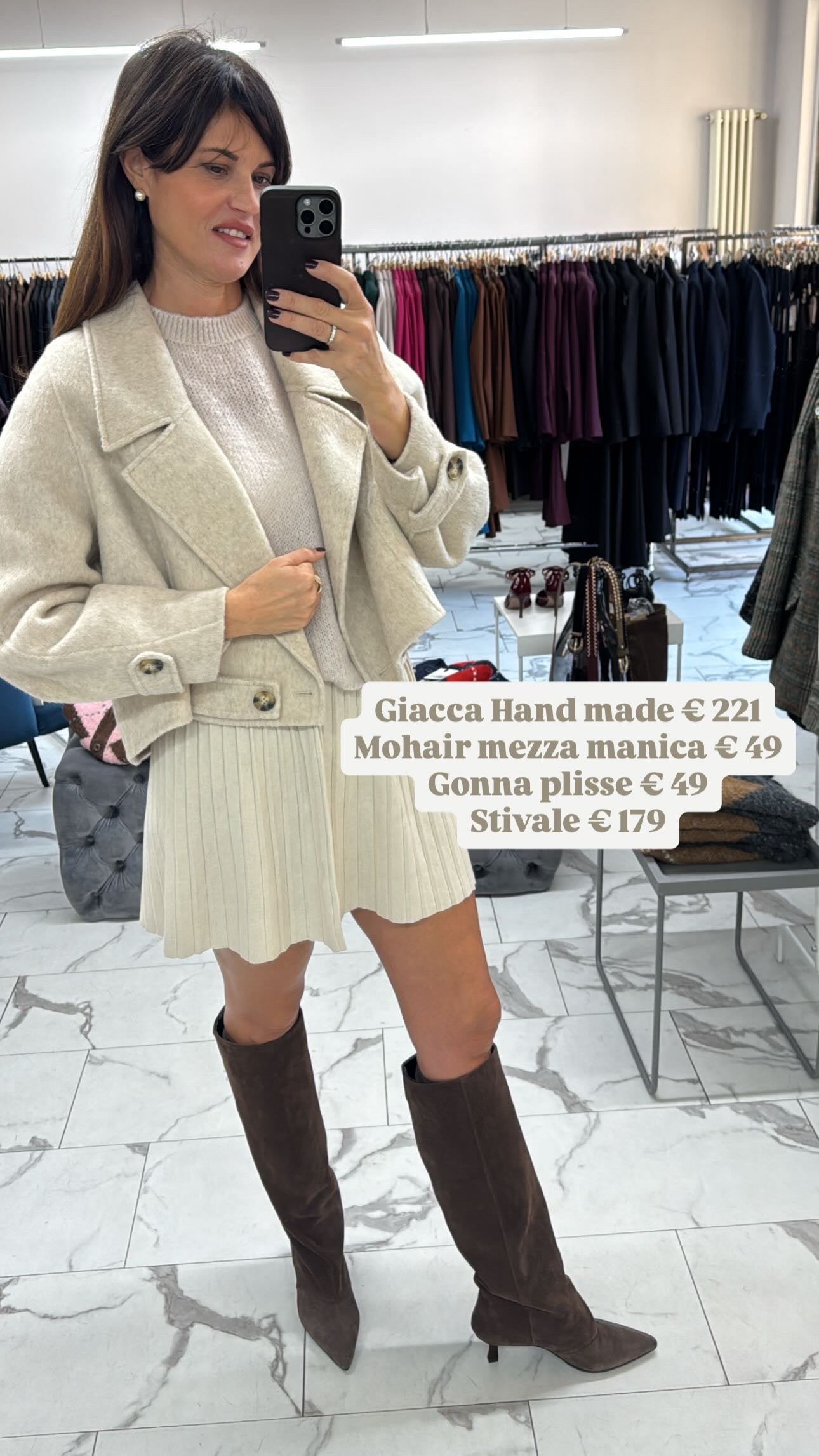 GIACCA HAND MADE MODELLO TRENCH SABBIA